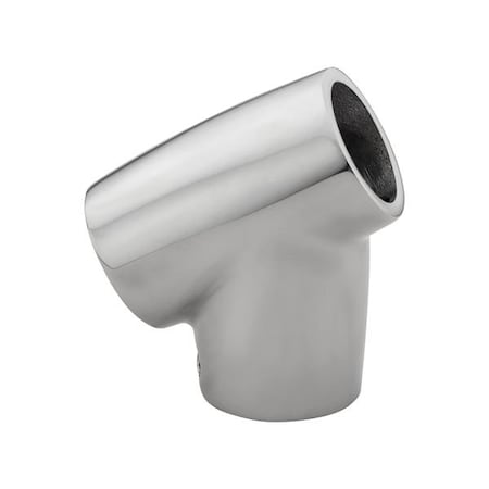 Whitecap CP/Zamac 60 Degree Universal Tee Rail Fitting S-1490C